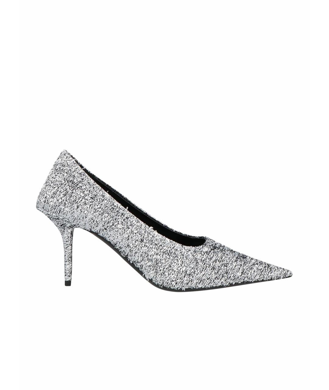 BALENCIAGA Серебряные туфли, фото 1