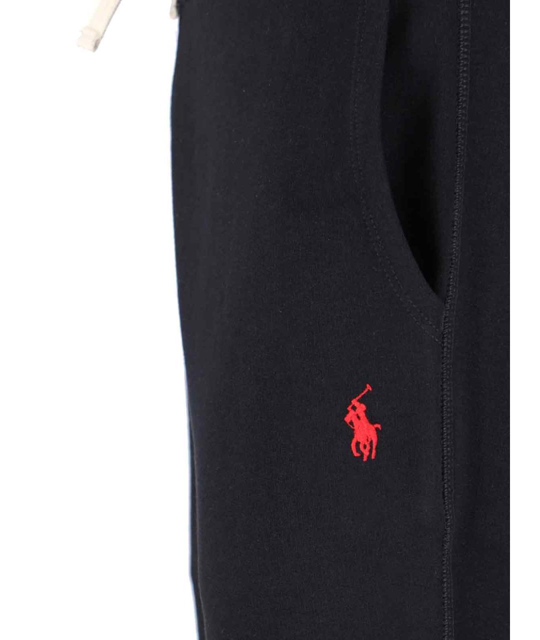POLO RALPH LAUREN Черные хлопковые повседневные брюки, фото 3
