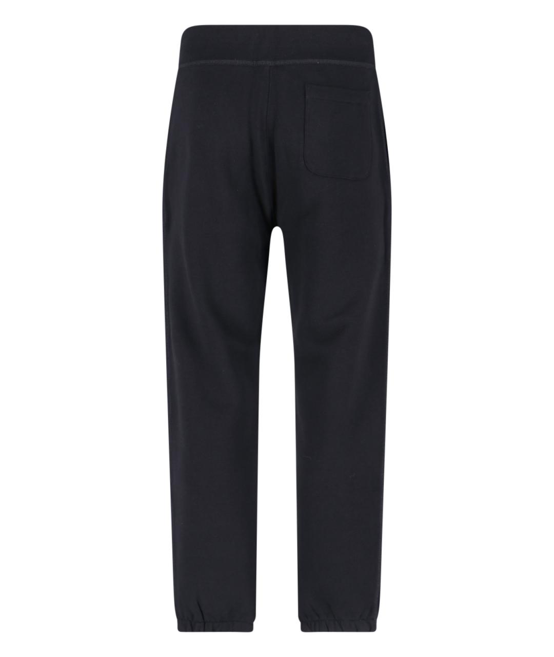 POLO RALPH LAUREN Черные хлопковые повседневные брюки, фото 2