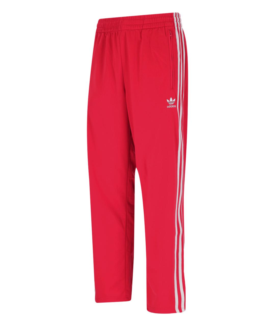 ADIDAS Красные полиэстеровые повседневные брюки, фото 3