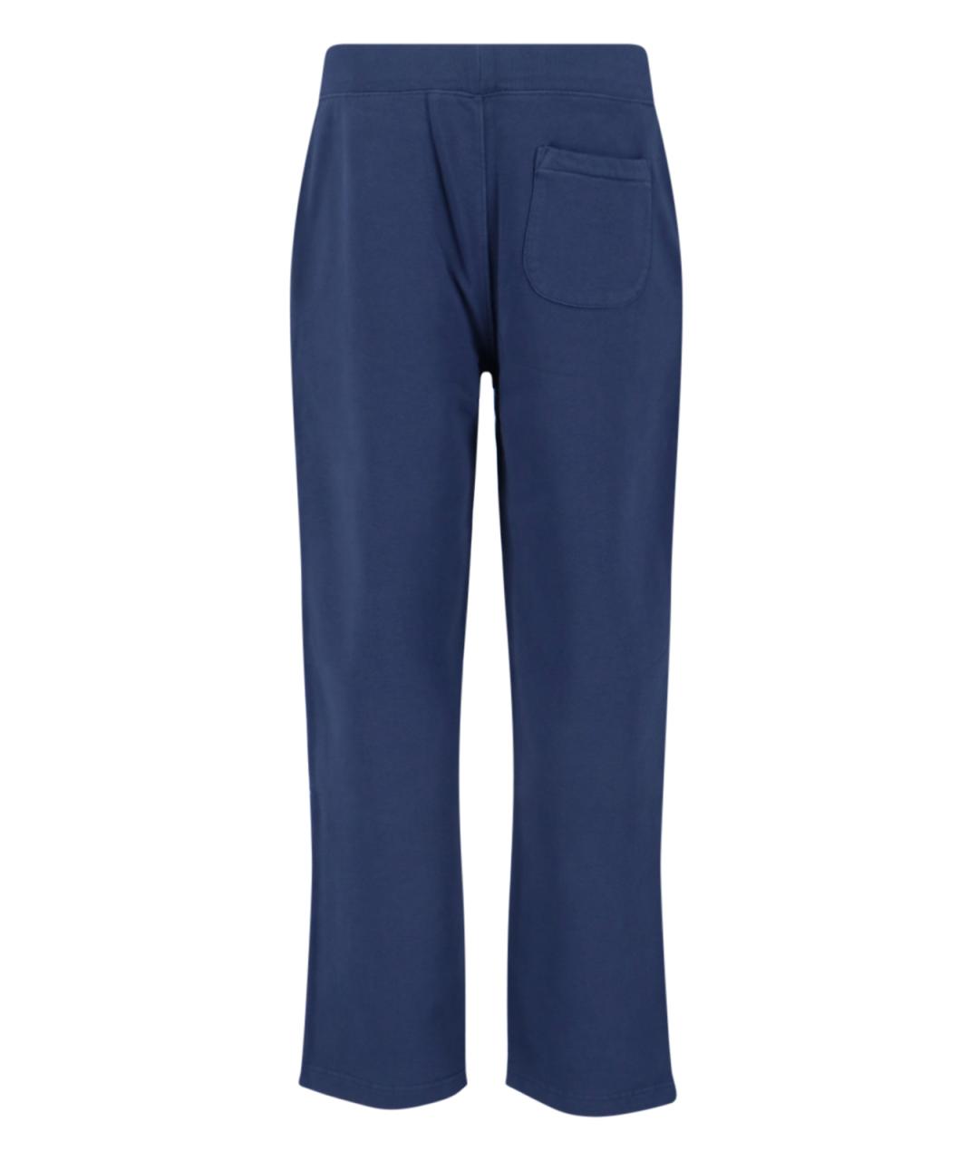 POLO RALPH LAUREN Синие хлопковые повседневные брюки, фото 2