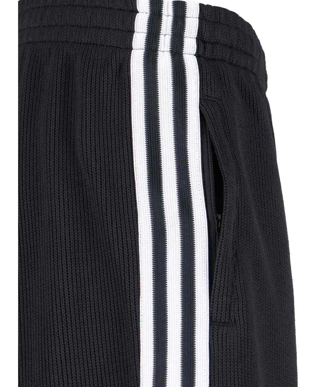 ADIDAS Черные полиэстеровые прямые брюки, фото 5