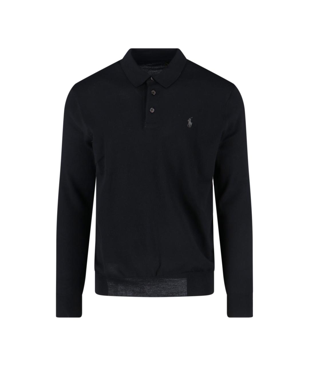 POLO RALPH LAUREN Черный шерстяной джемпер / свитер, фото 1