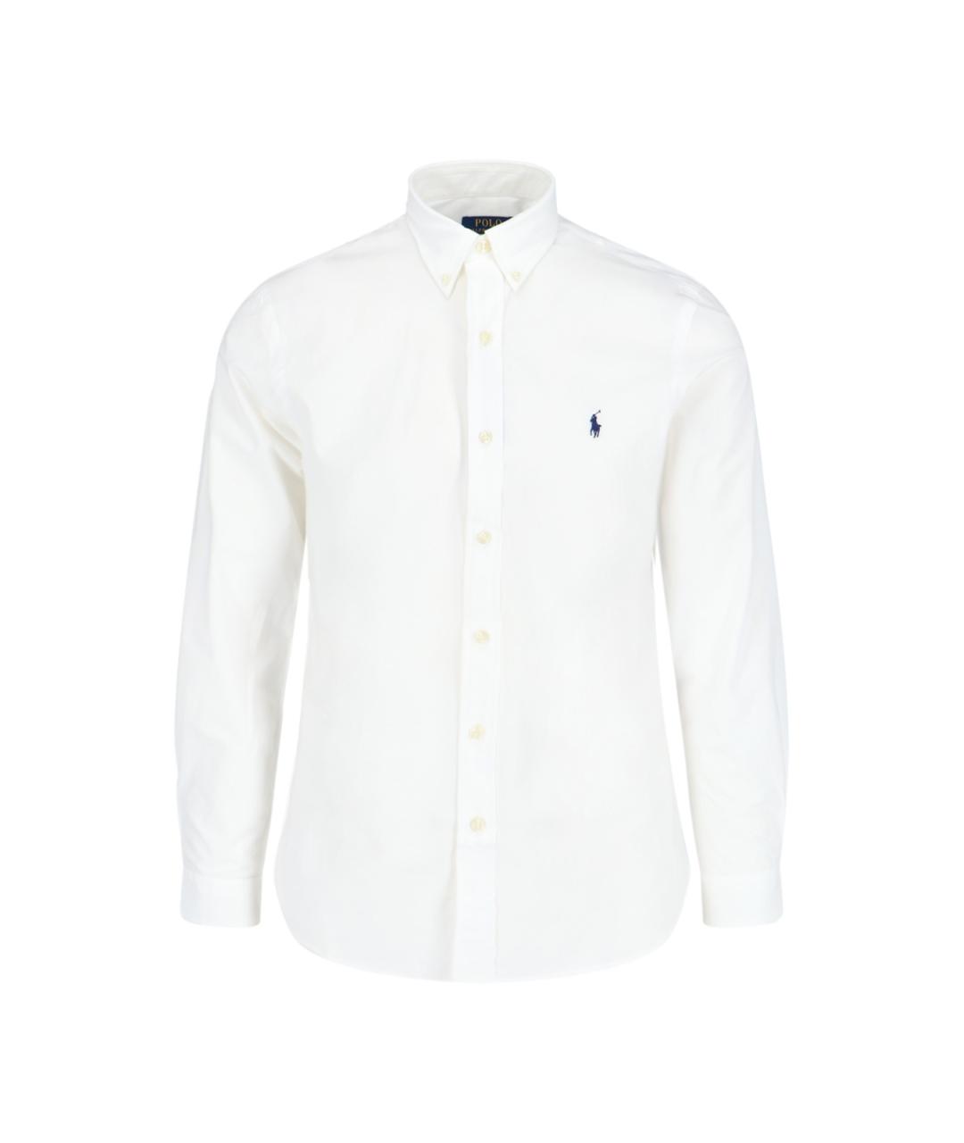 POLO RALPH LAUREN Белая хлопковая кэжуал рубашка, фото 1