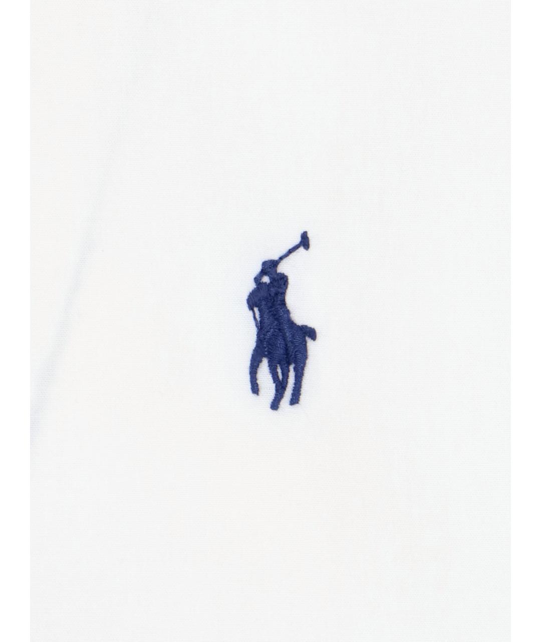 POLO RALPH LAUREN Белая хлопковая кэжуал рубашка, фото 3