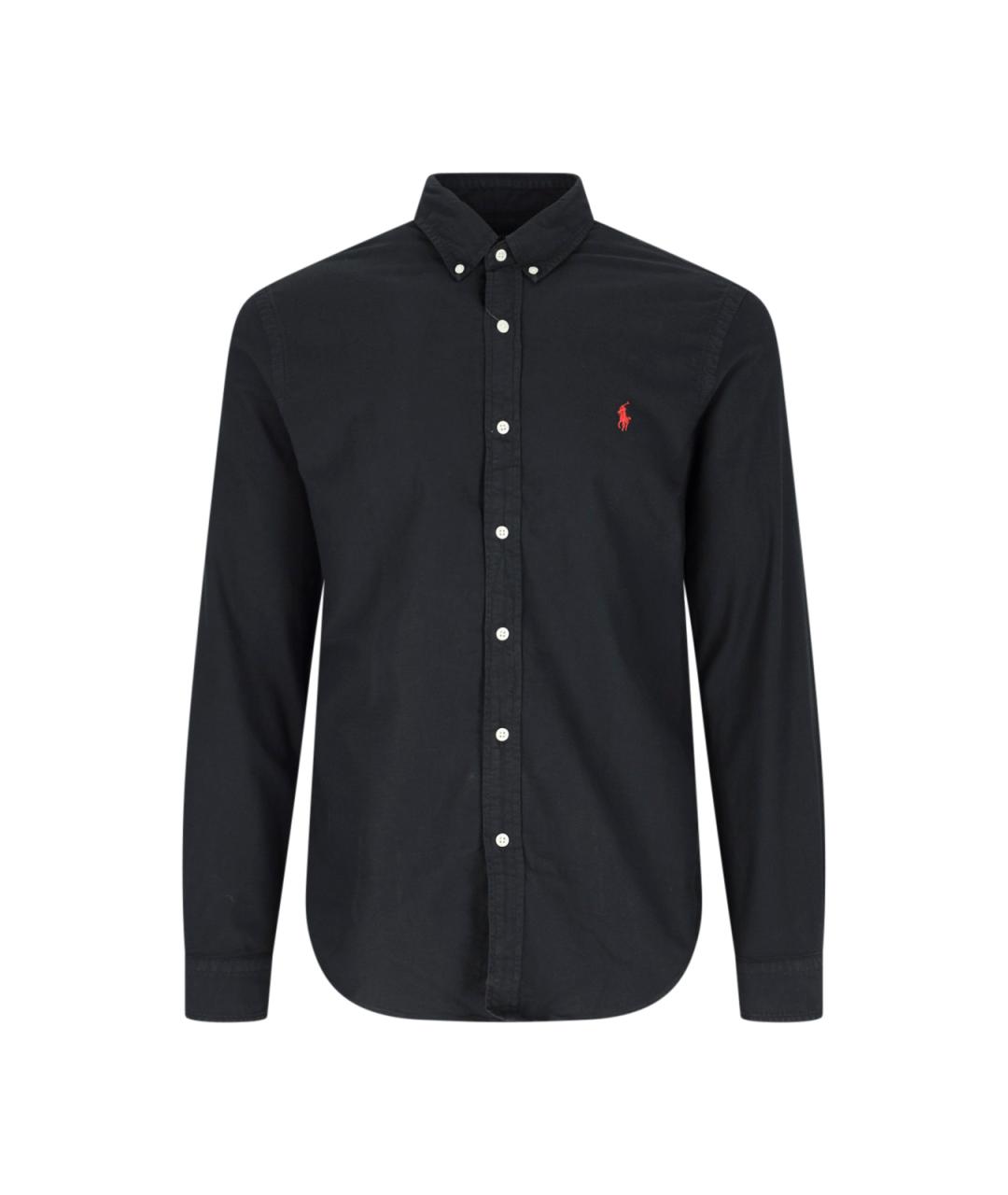 POLO RALPH LAUREN Черная хлопковая кэжуал рубашка, фото 1