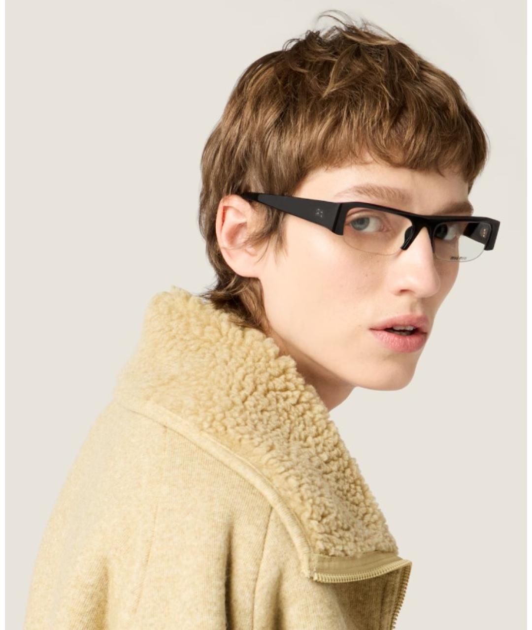 MIU MIU Черные солнцезащитные очки, фото 2