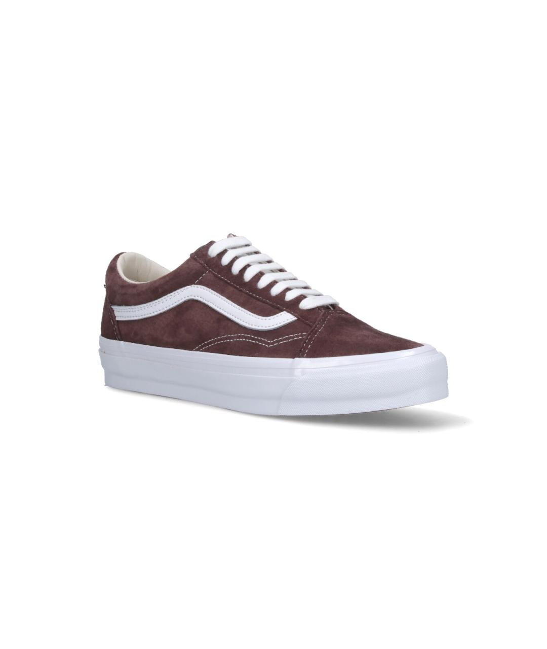 VANS Коричневые низкие кроссовки / кеды, фото 2