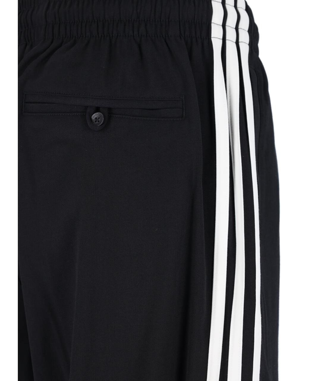 ADIDAS Черные хлопковые повседневные брюки, фото 4