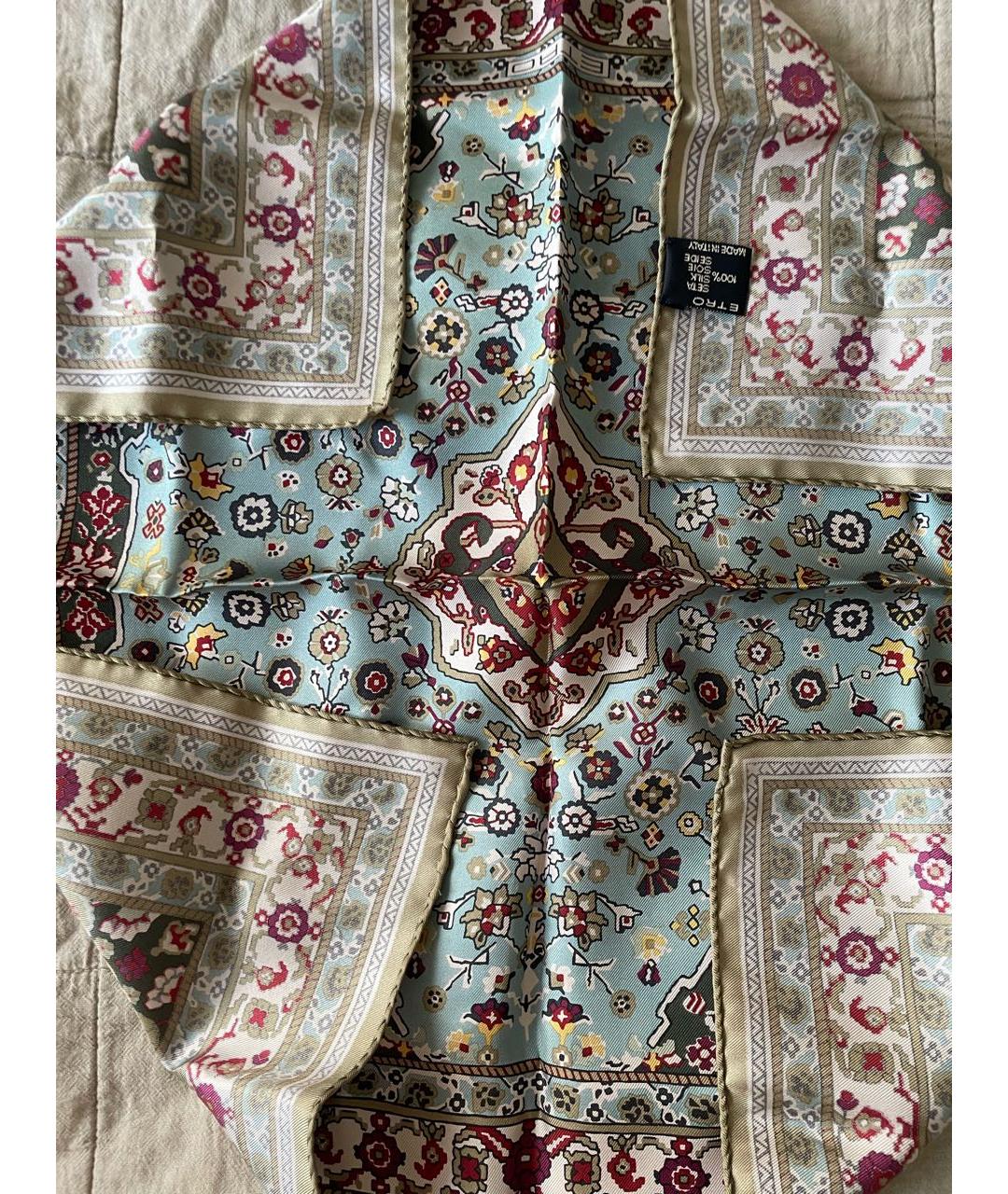 ETRO Мульти шерстяной платок, фото 8