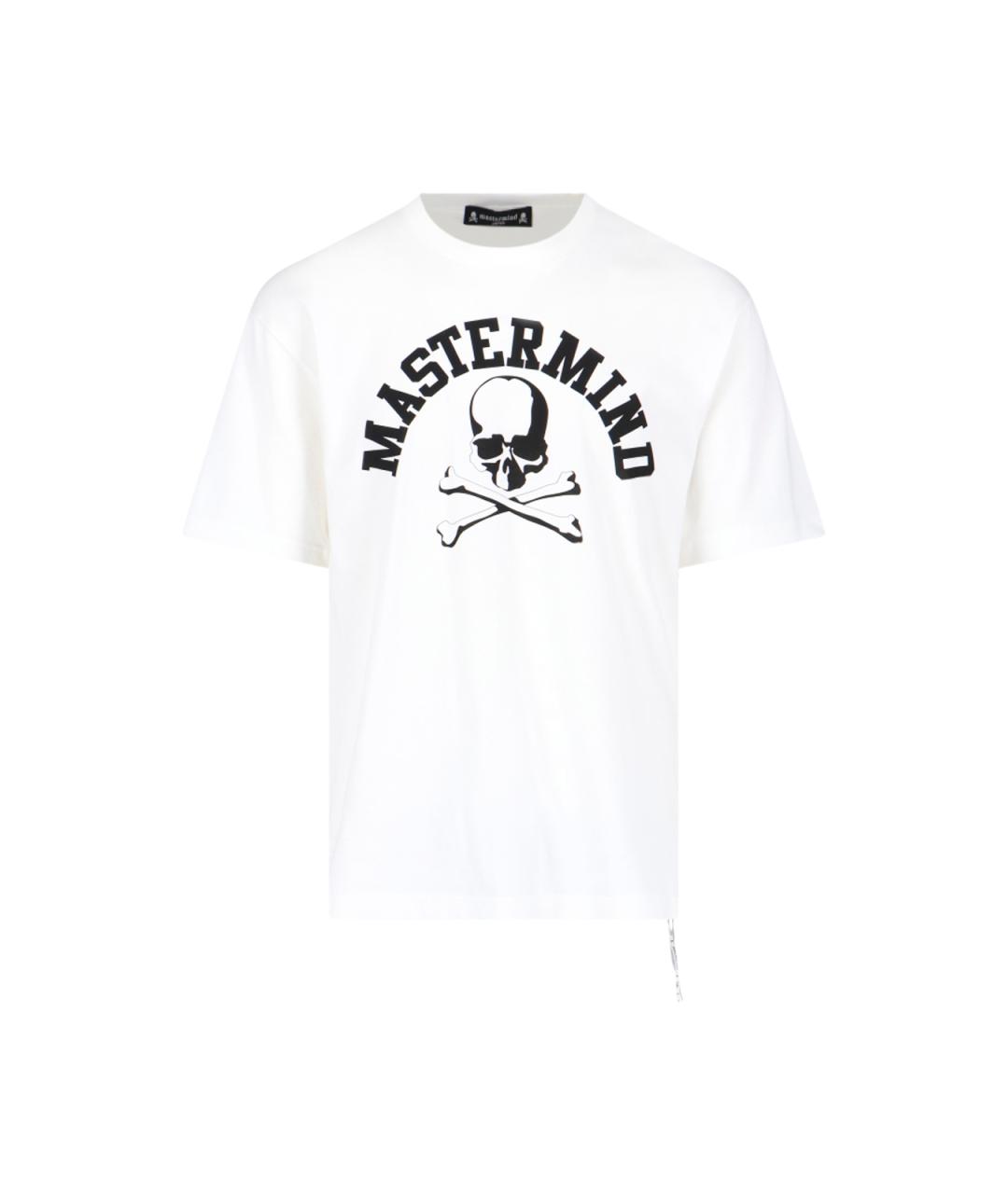 MASTERMIND JAPAN Белая хлопковая футболка, фото 1