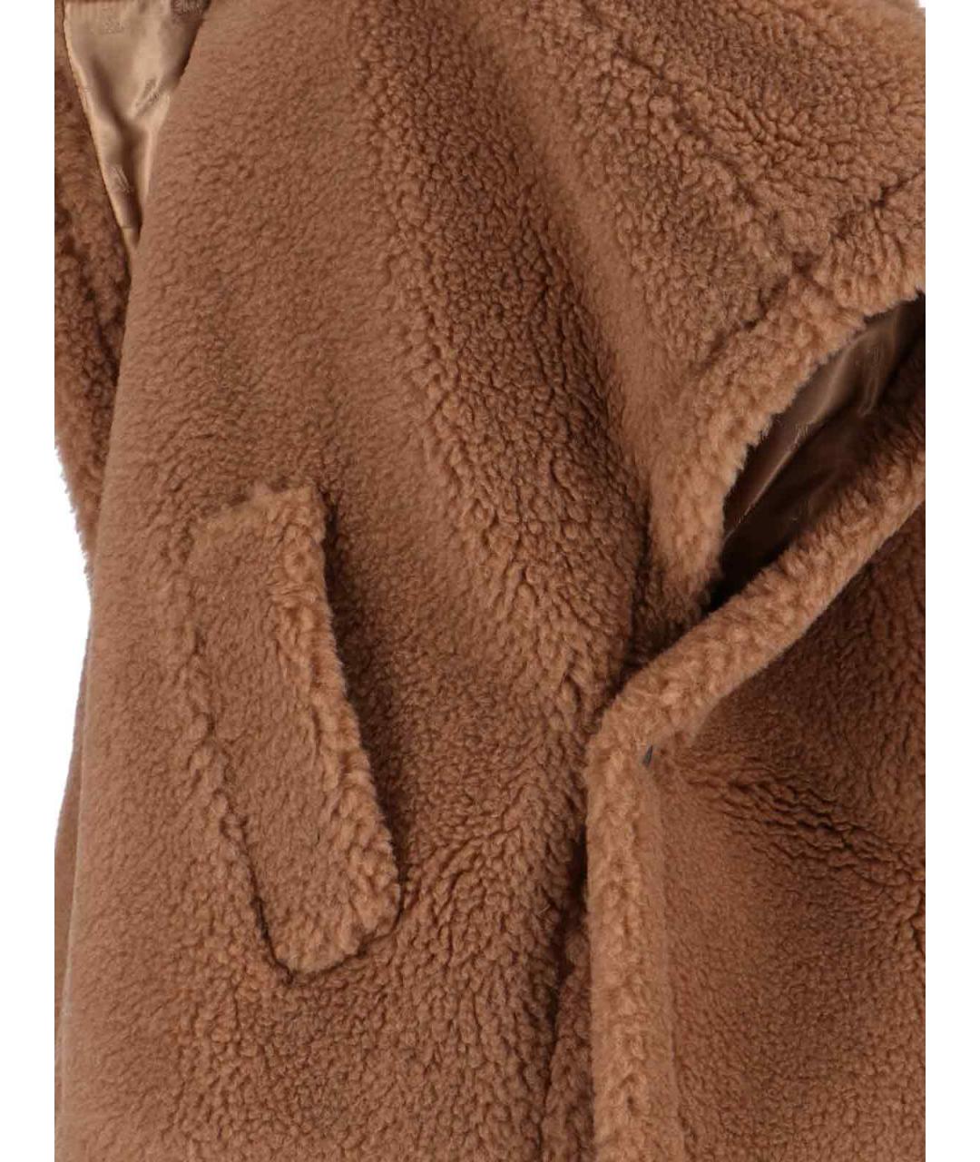 MAX MARA Коричневая шерстяная куртка, фото 5