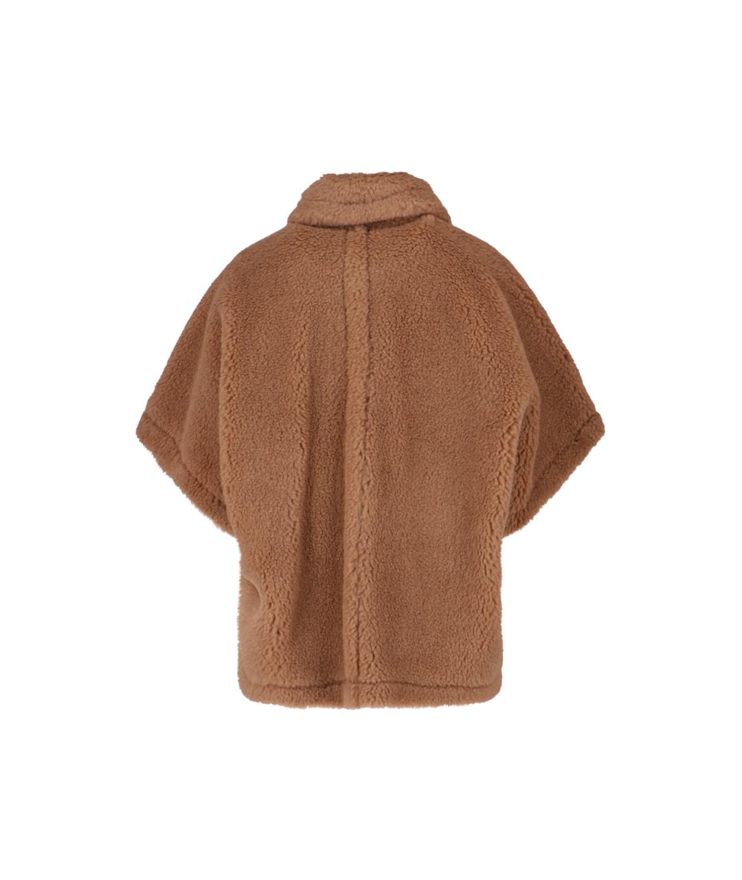 MAX MARA Коричневая шерстяная куртка, фото 2