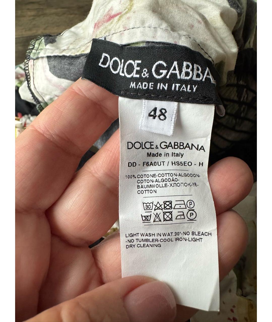 DOLCE&GABBANA Хлопковое платье, фото 7