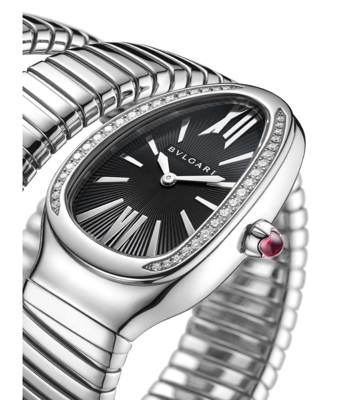 BVLGARI Черные часы, фото 2