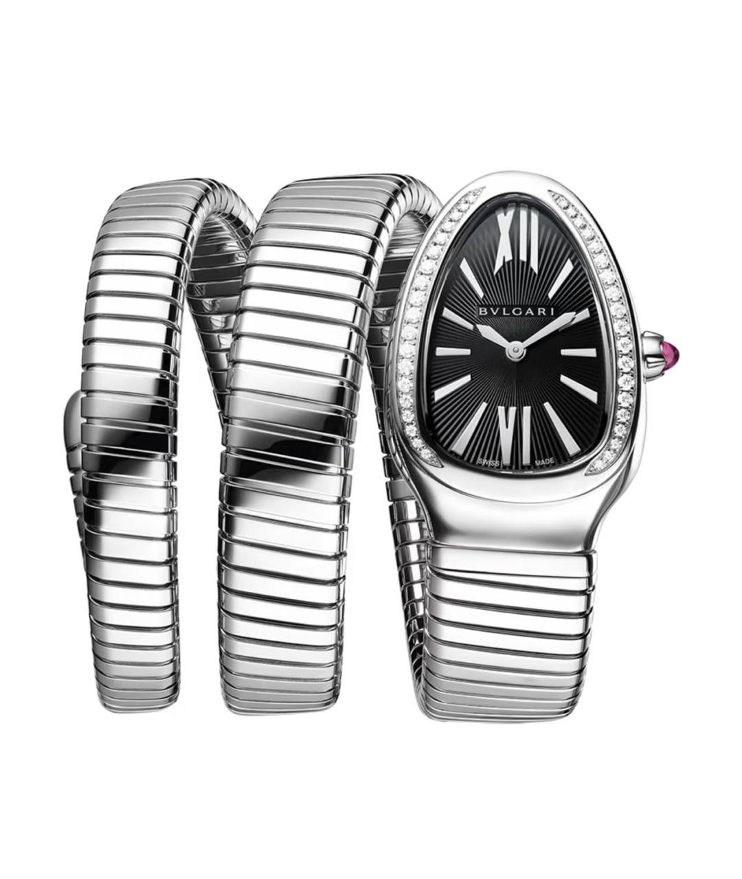 BVLGARI Черные часы, фото 1