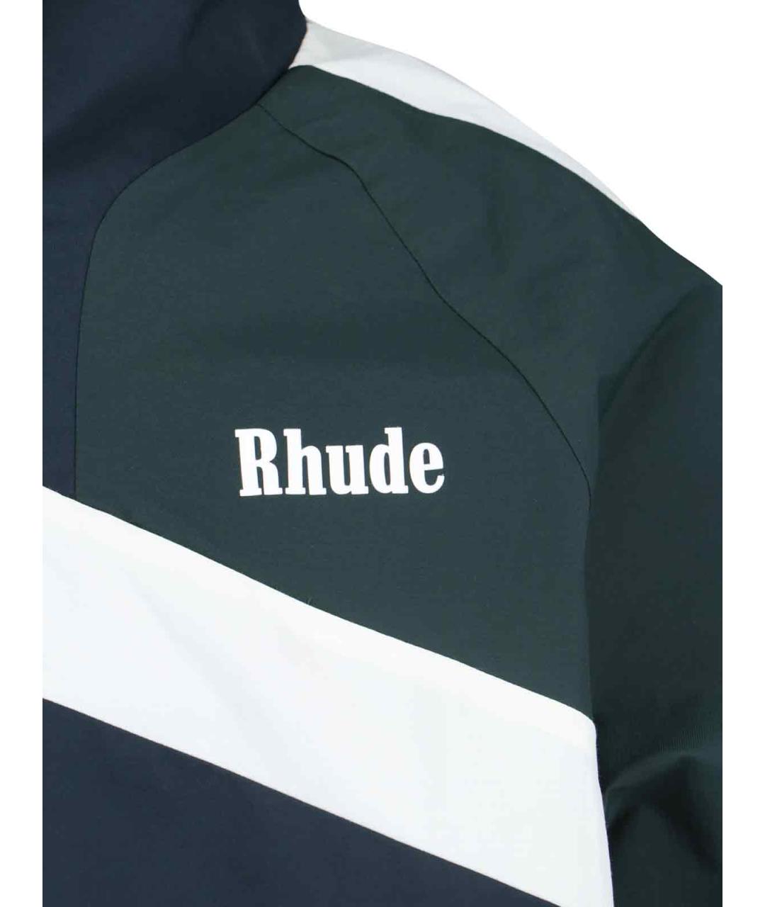 RHUDE Зеленая полиамидовая куртка, фото 4