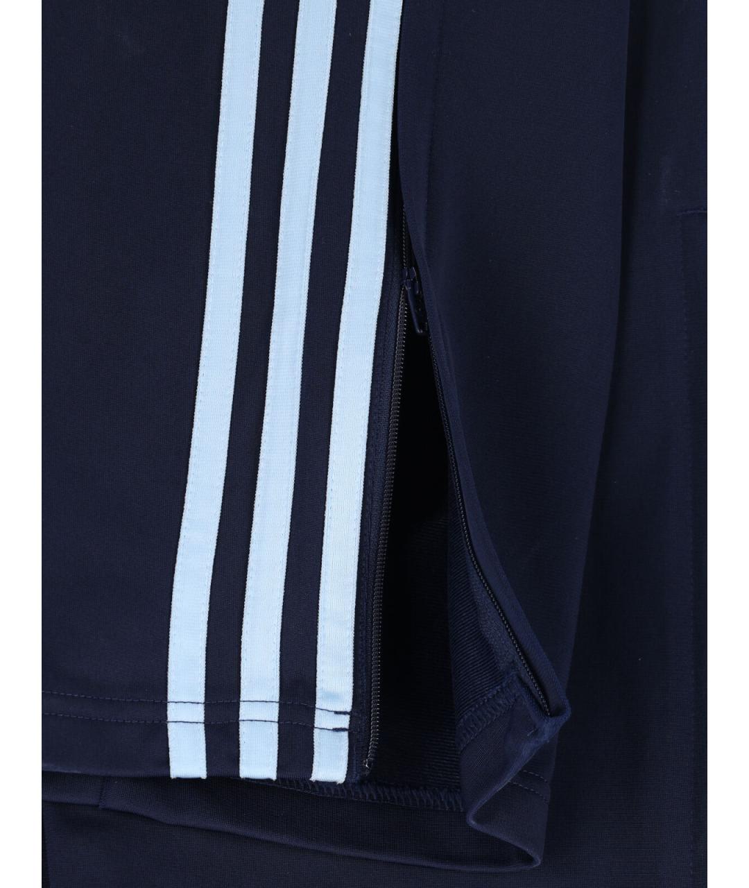 ADIDAS Темно-синие полиэстеровые повседневные брюки, фото 5
