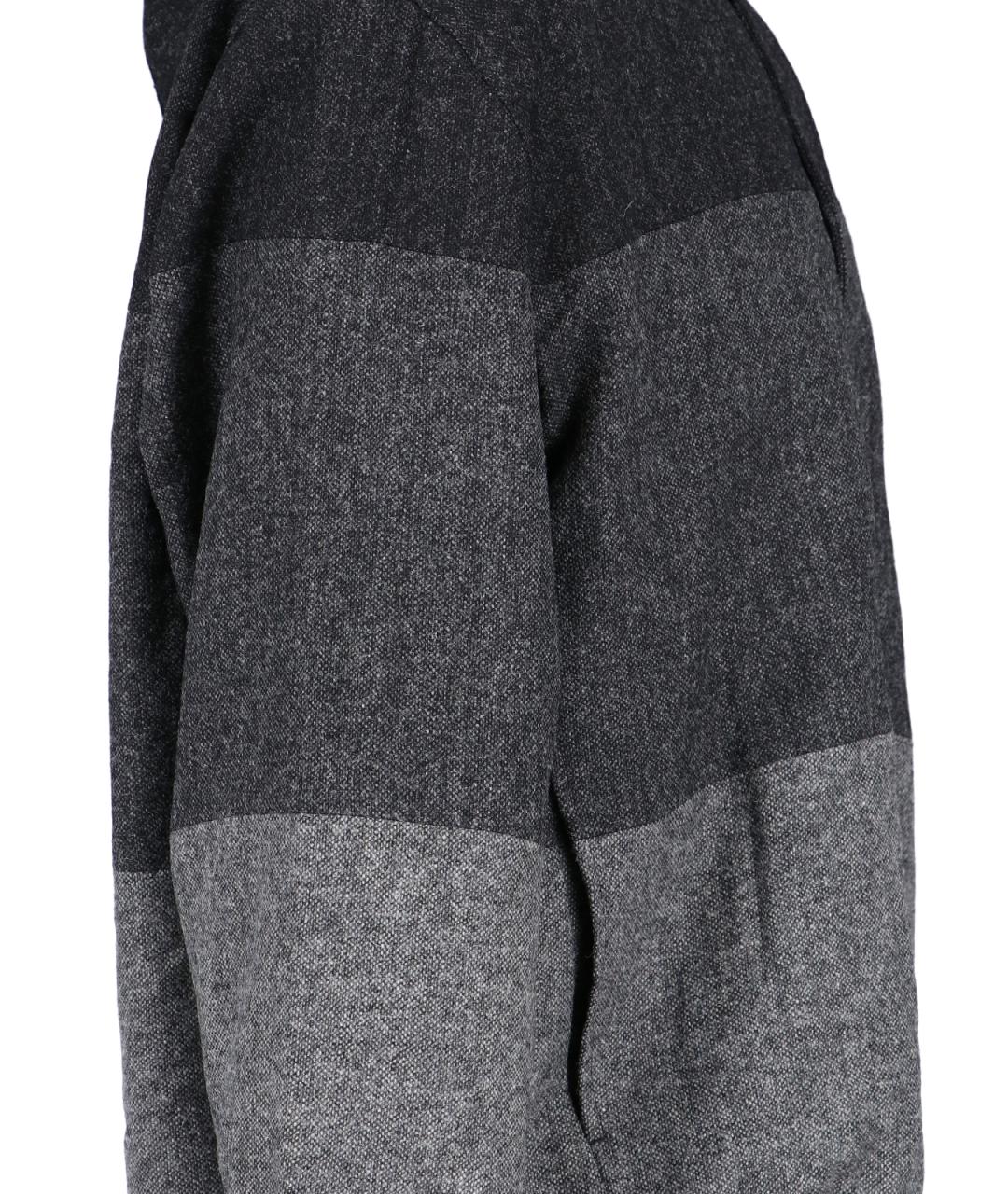 THOM BROWNE Серая шерстяная куртка, фото 3