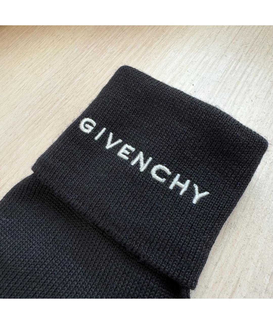 GIVENCHY Черные шерстяные перчатки, фото 4