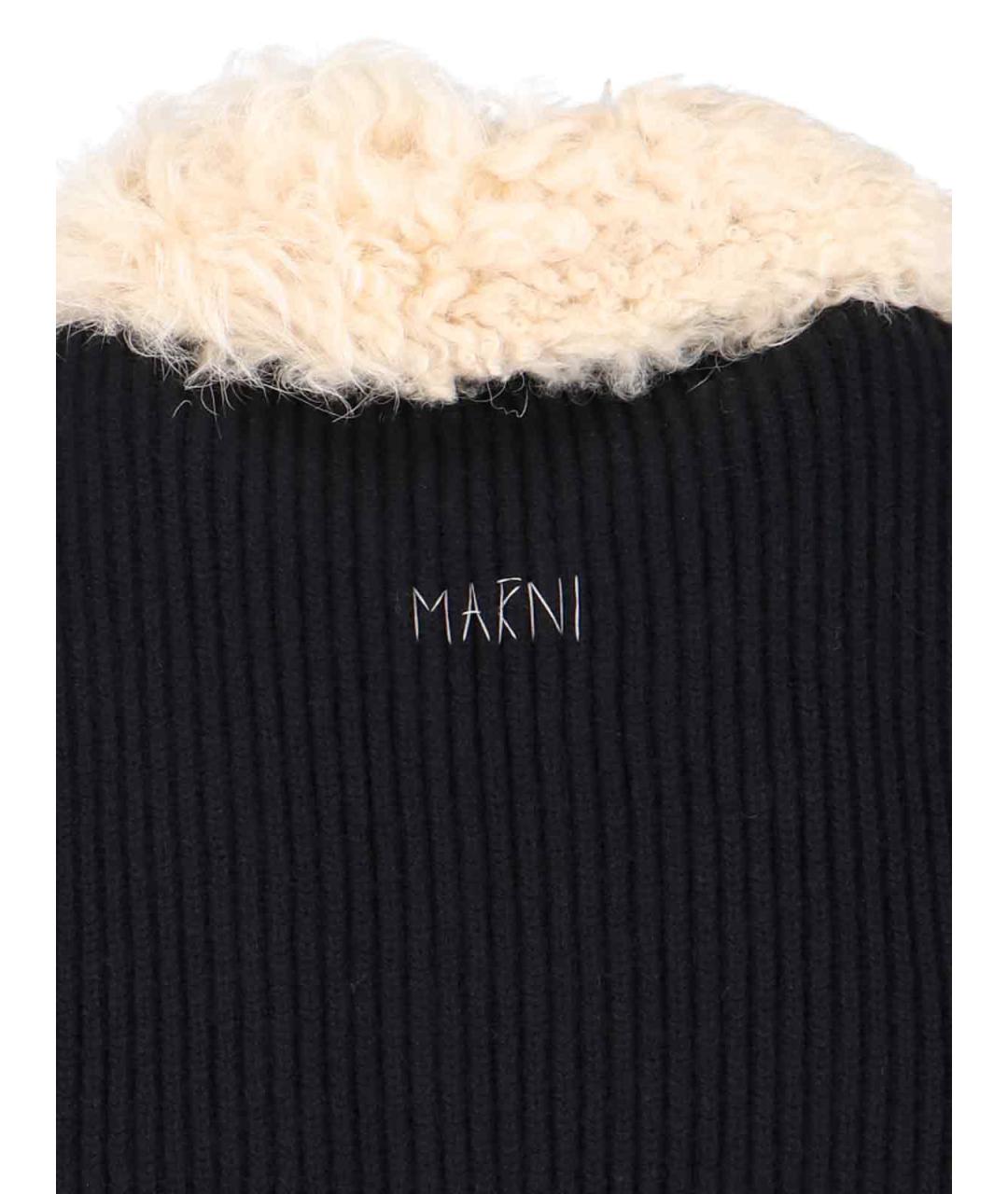 MARNI Черная шерстяная куртка, фото 3