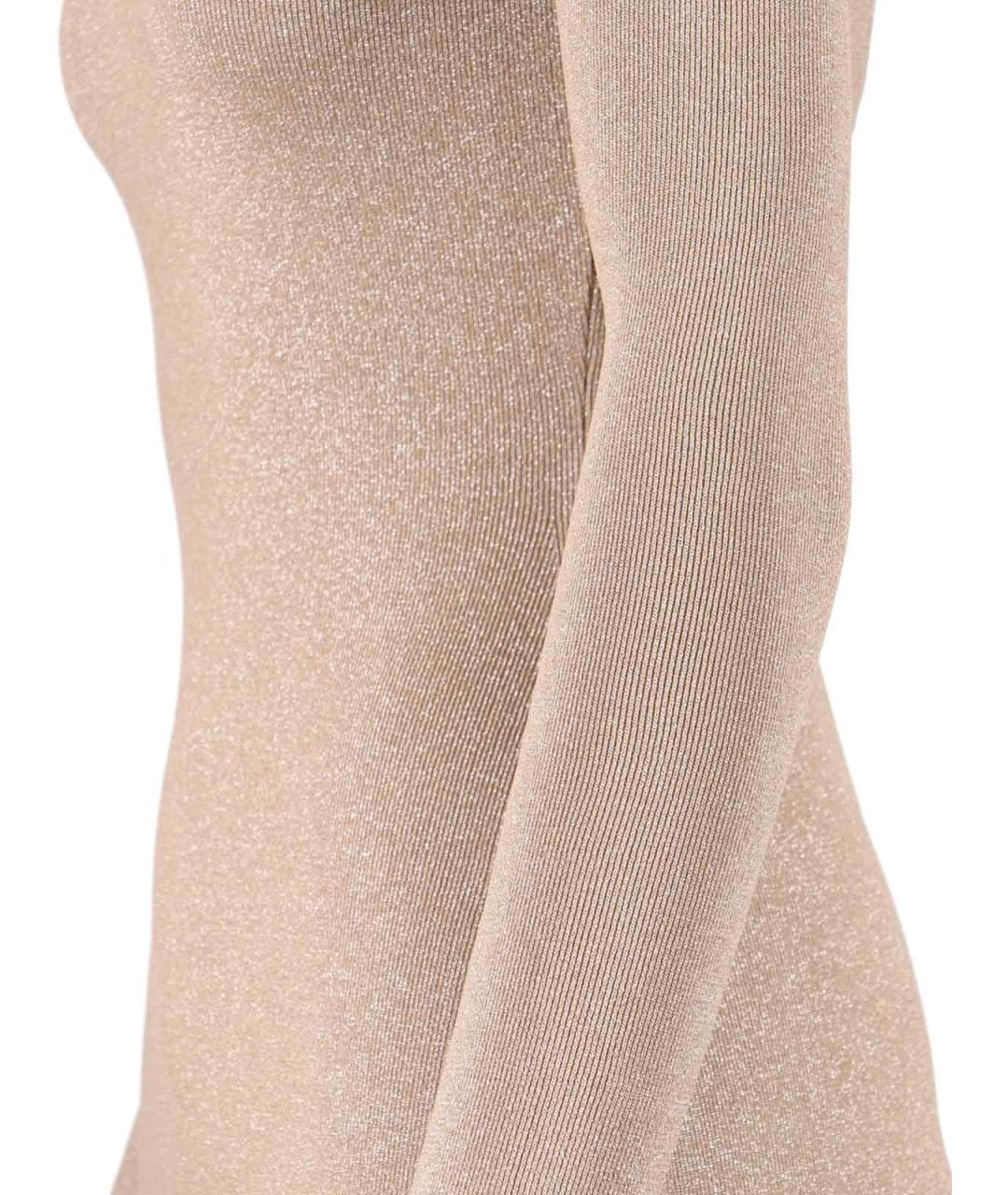 MAX MARA Бежевое вискозное повседневное платье, фото 3