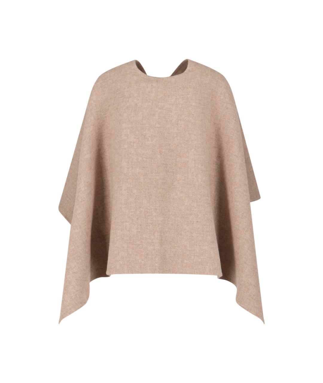 MAX MARA Бежевый шарф, фото 2