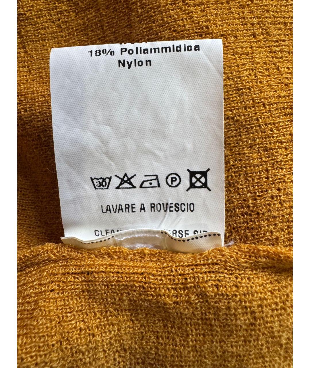 ERMANNO SCERVINO Коричневая шерстяная водолазка, фото 5