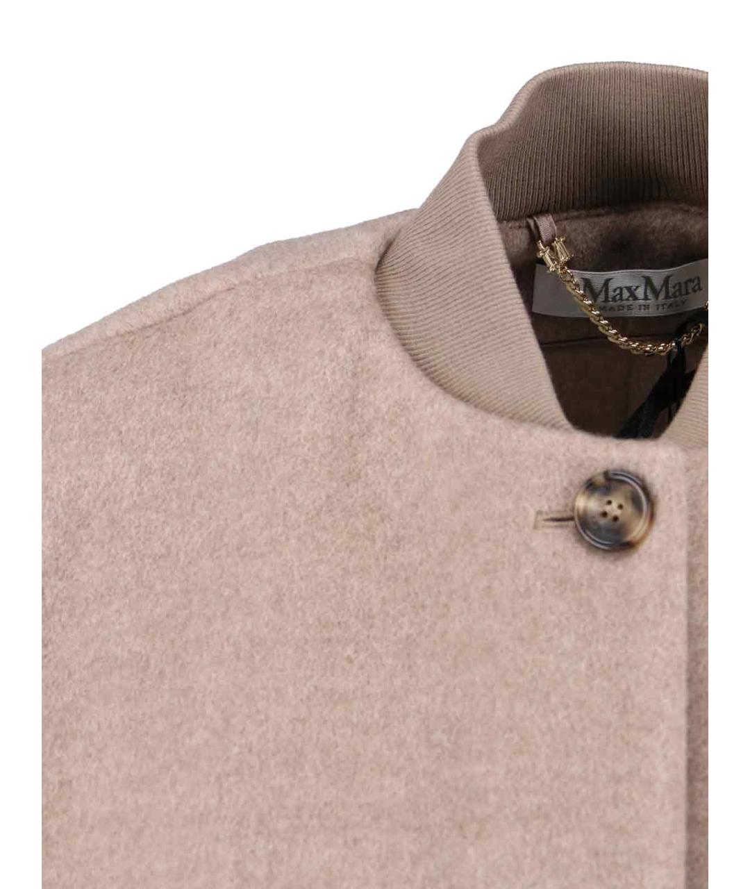 MAX MARA Бежевая кашемировая куртка, фото 5