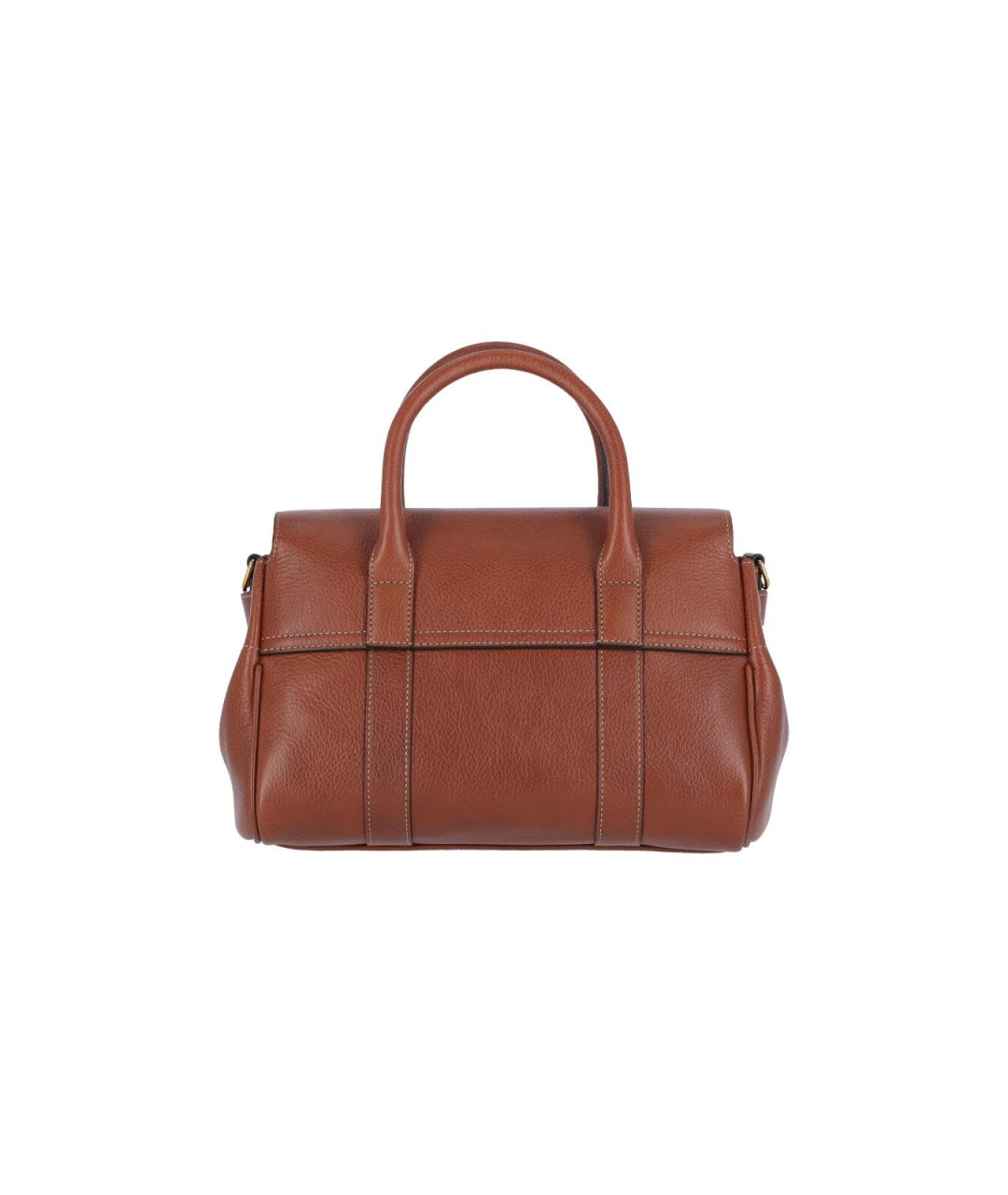 MULBERRY Коричневая кожаная сумка тоут, фото 3