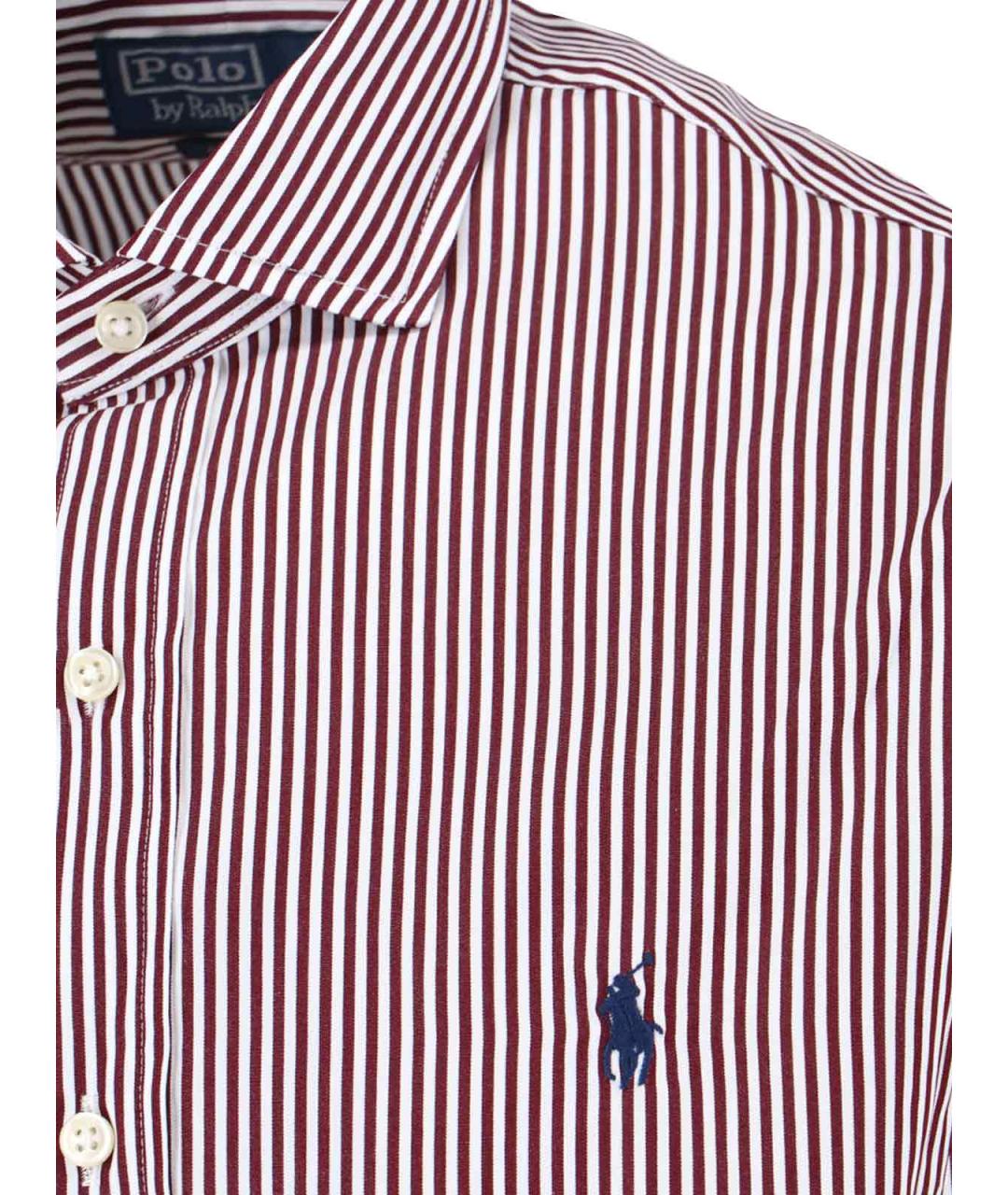 POLO RALPH LAUREN Красная хлопковая кэжуал рубашка, фото 3