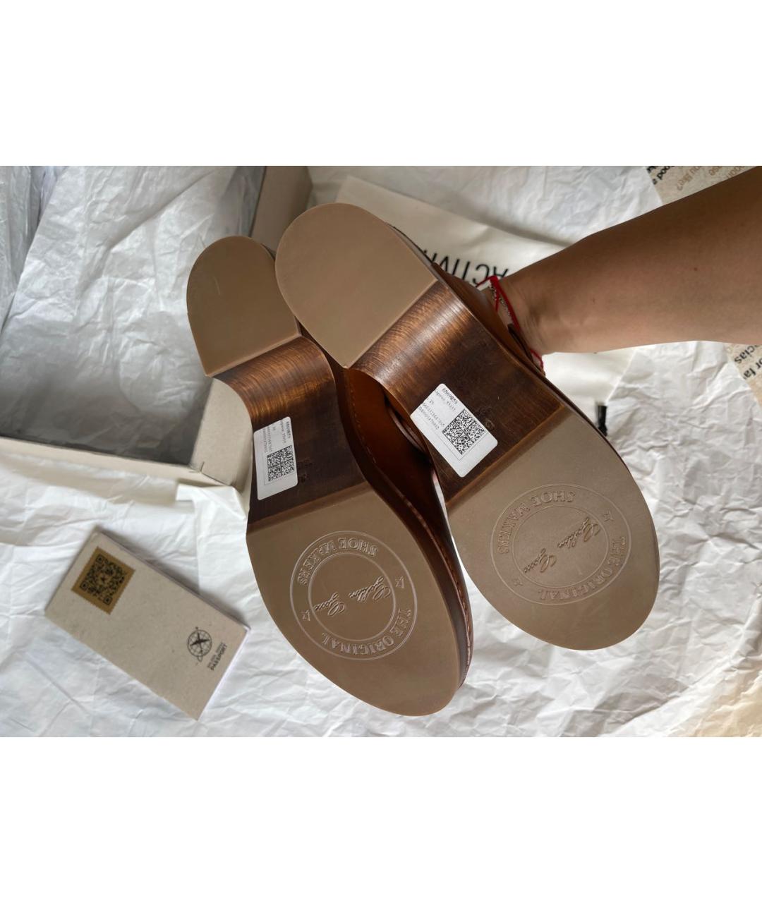 GOLDEN GOOSE DELUXE BRAND Кожаные сабо, фото 6