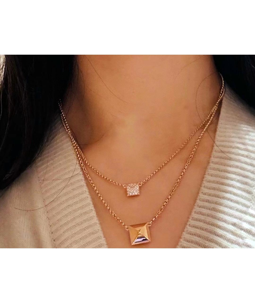 HERMES Золотая подвеска из розового золота, фото 5