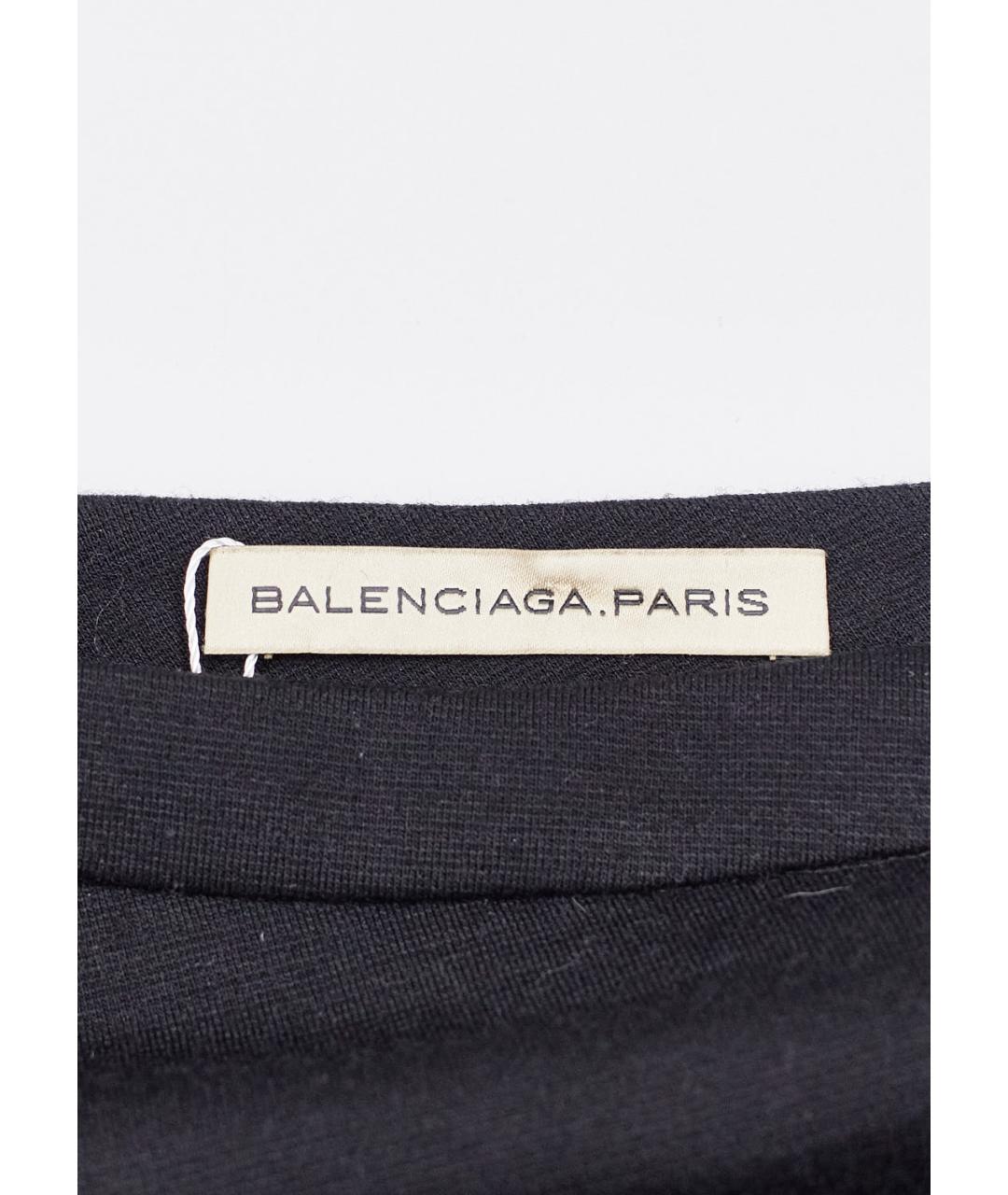 BALENCIAGA Черная шерстяная юбка мини, фото 5