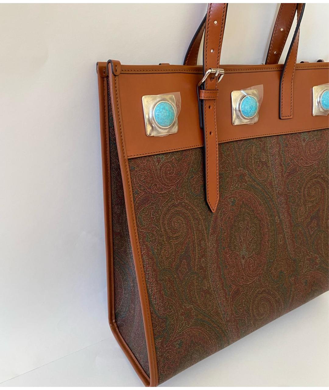 ETRO Коричневая сумка тоут, фото 2