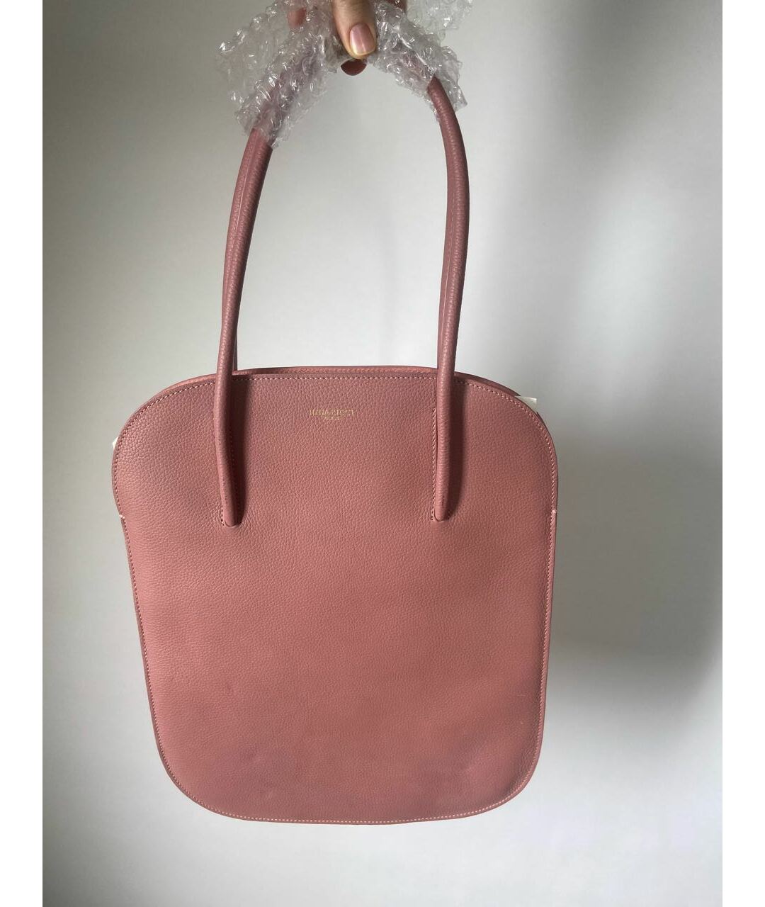 NINA RICCI Розовая кожаная сумка тоут, фото 2