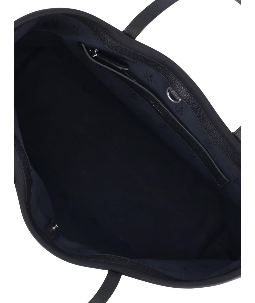MULBERRY Черная синтетическая сумка тоут, фото 4