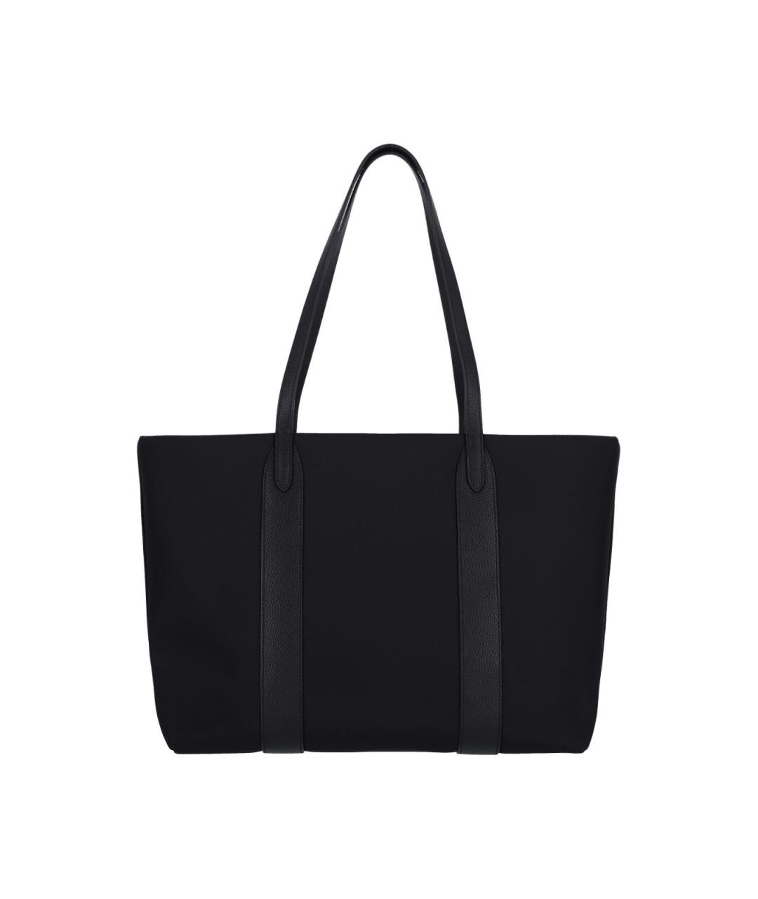 MULBERRY Черная синтетическая сумка тоут, фото 3