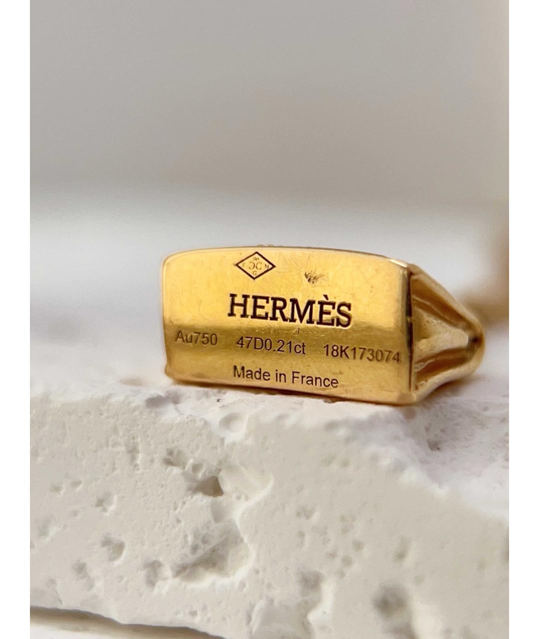 HERMES Золотое колье из розового золота, фото 4