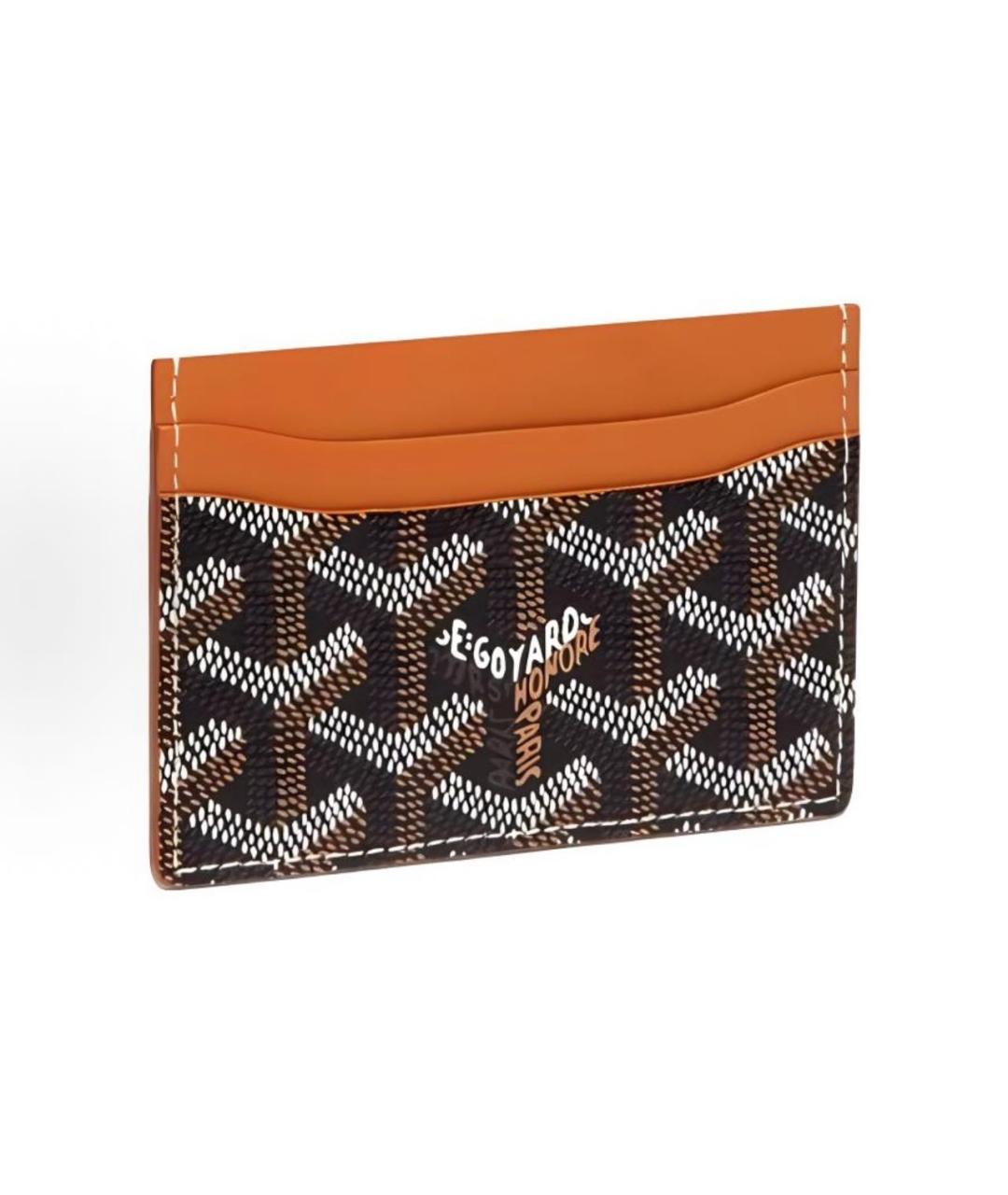 GOYARD Коричневый кардхолдер, фото 2