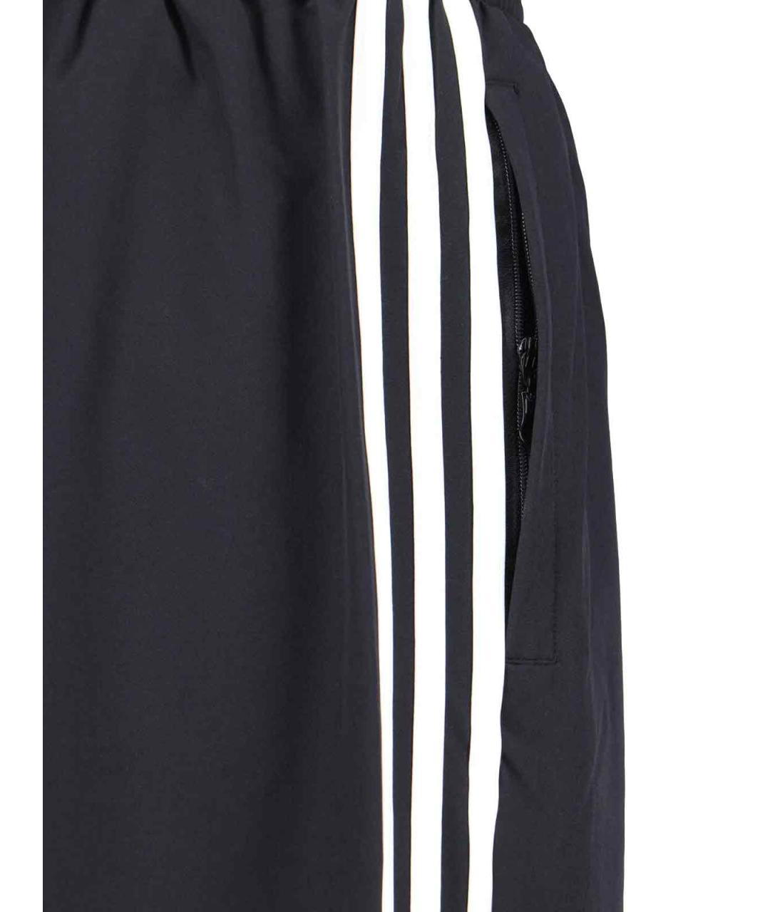 ADIDAS Черные полиэстеровые повседневные брюки, фото 5