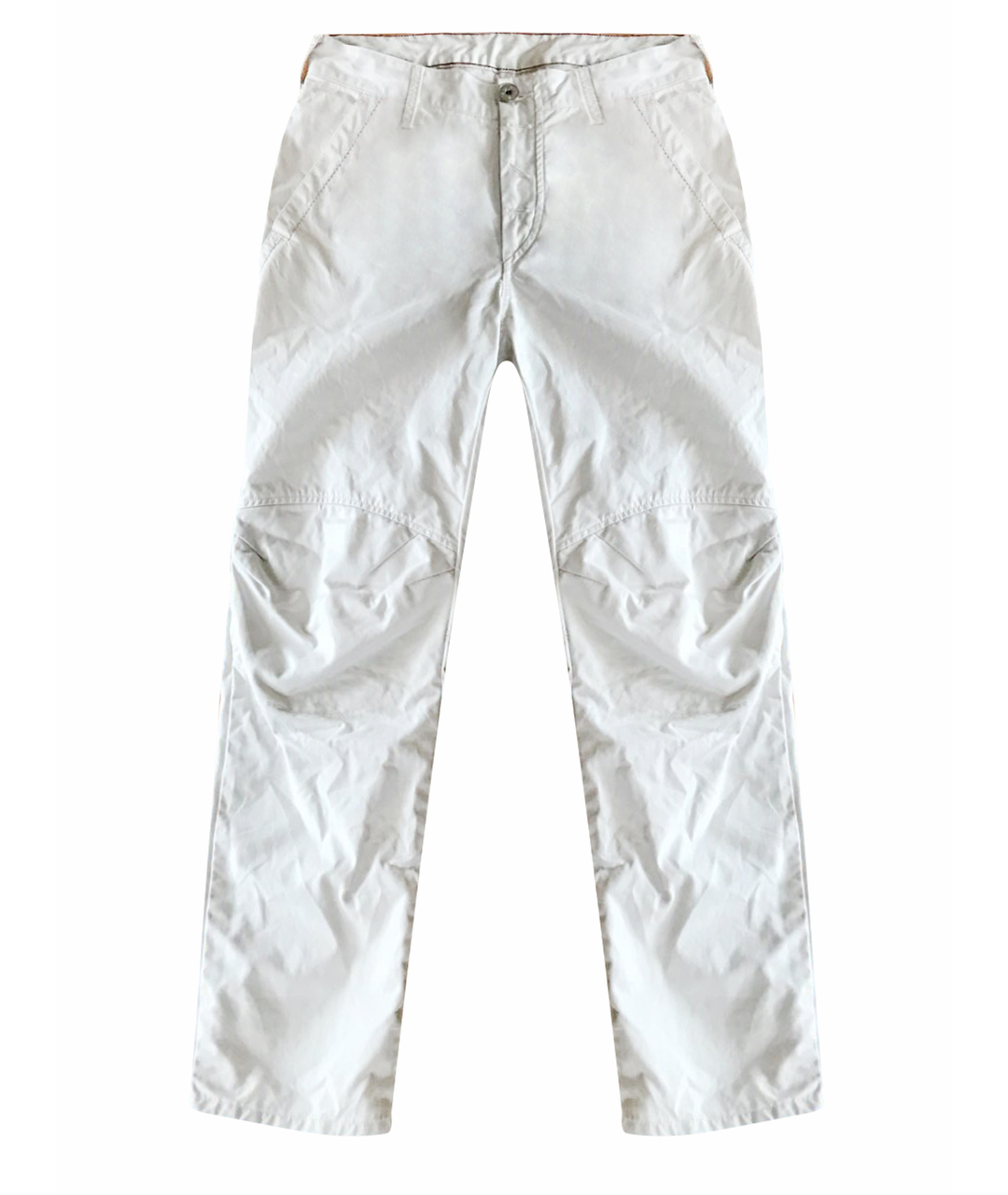 MARITHE FRANCOIS GIRBAUD Бежевые хлопковые джинсы, фото 1