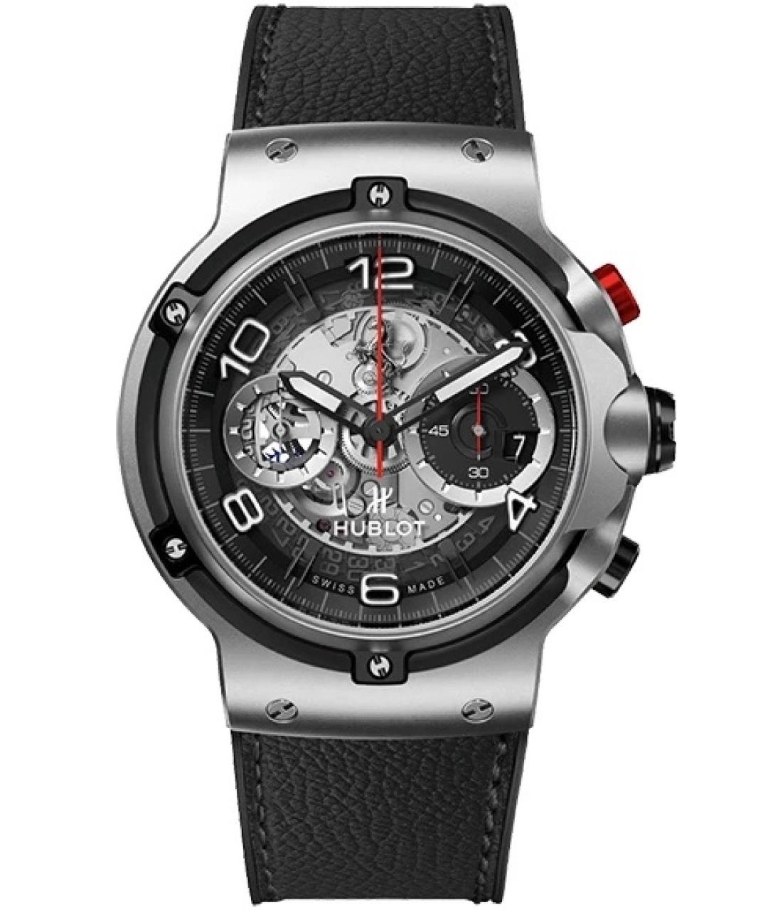 HUBLOT Черные титановые часы, фото 1