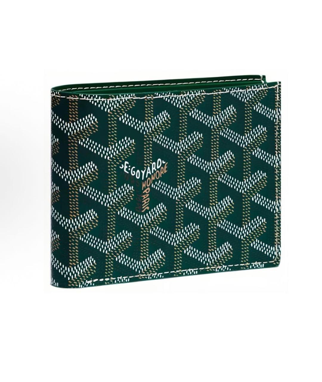 GOYARD Зеленый кошелек, фото 4