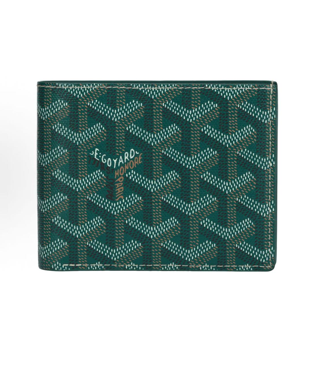GOYARD Зеленый кошелек, фото 6