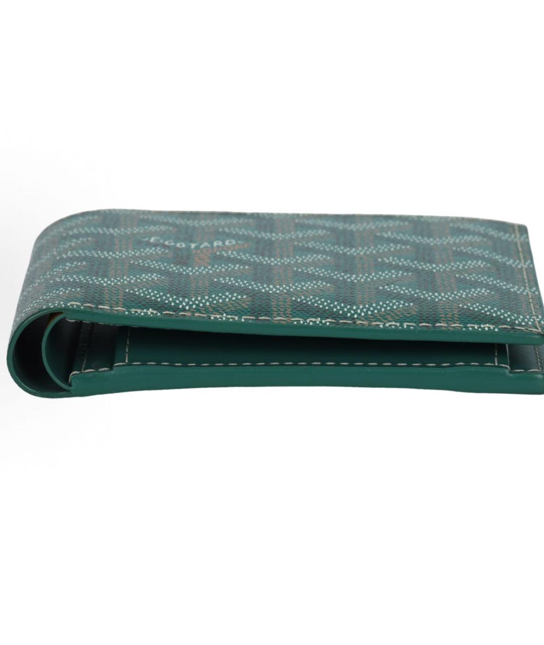 GOYARD Зеленый кошелек, фото 3