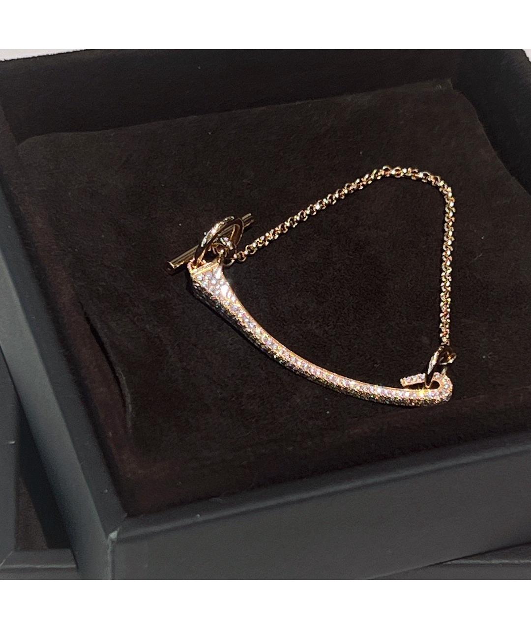 HERMES Золотой браслет из розового золота, фото 3