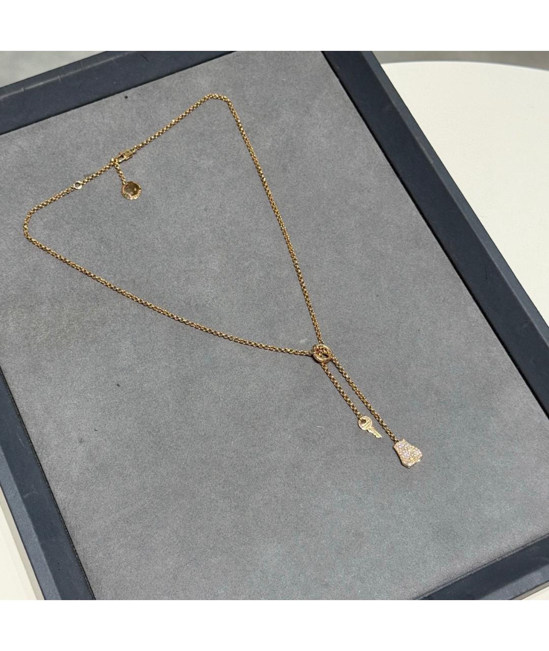 HERMES Золотое колье из розового золота, фото 2