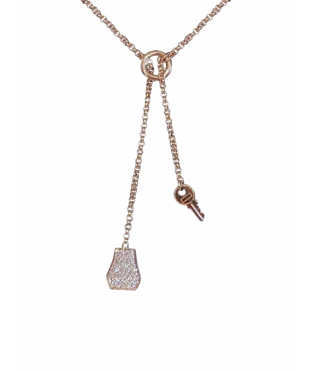 HERMES Золотое колье из розового золота, фото 1
