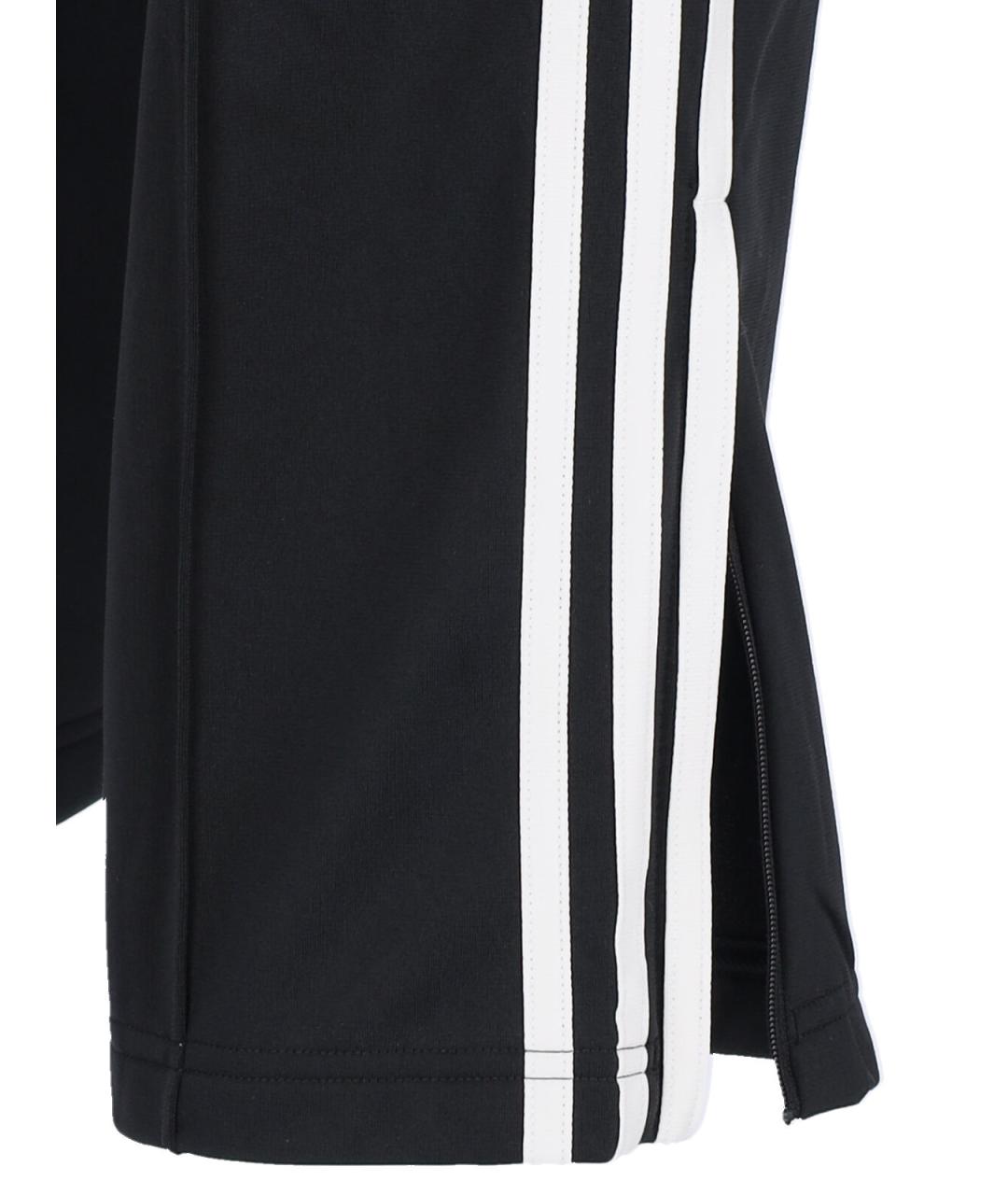 ADIDAS Черные полиэстеровые прямые брюки, фото 5